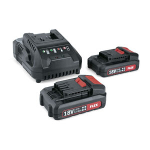 Flex – Li-Ion 2.5Ah Batteries & Charger Set