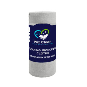Wiz Clean- 300GSM Edgeless Microfiber Towel Roll (20 Towels)
